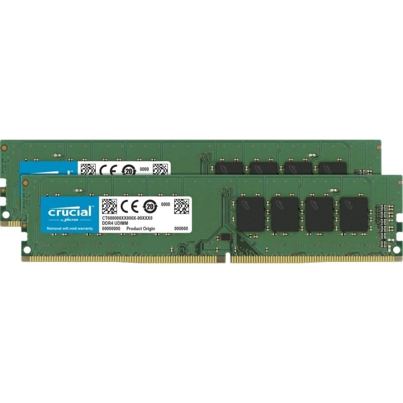 Crucial - DDR4 - 8GB: 2 x 4GB - DIMM de 288 espigas - sin búfer