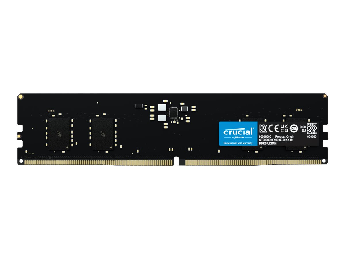 Crucial - DDR5 - módulo - 8GB - DIMM de 288 contactos - 4800 MHz / PC5-38400 - sin búfer