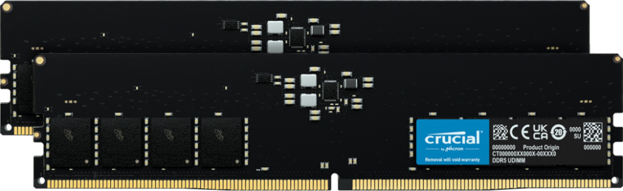 DDR5 64GB 5600MHz CRUCIAL CT2K32G56C46U5 KIT DE 2 MEMORIAS 2x32Gb CL46 1.1V