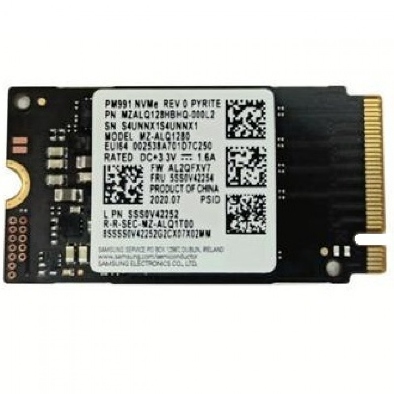DISCO DURO M.2 128GB SAMSUNG MZ-ALQ1280 M.2 2242 PCIe 3.0 NVMe "OEM" (procedente de ampliacion de portatiles nuevos)