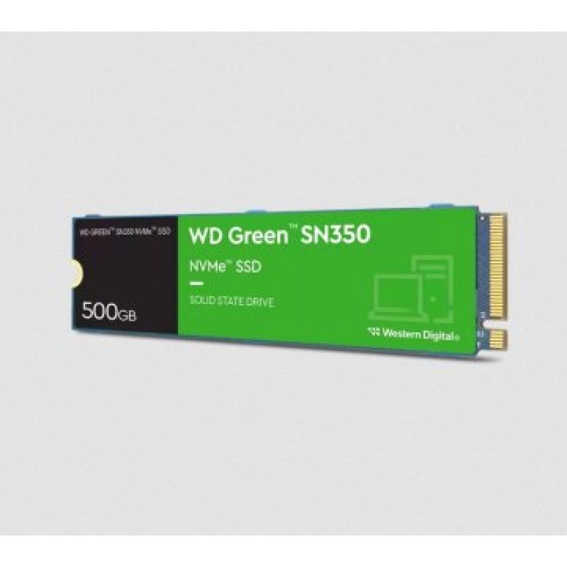 Disco Duro Interno SSD WESTER DIGITAL Green SN350 WDS500G2G0C - 500GB · M.2