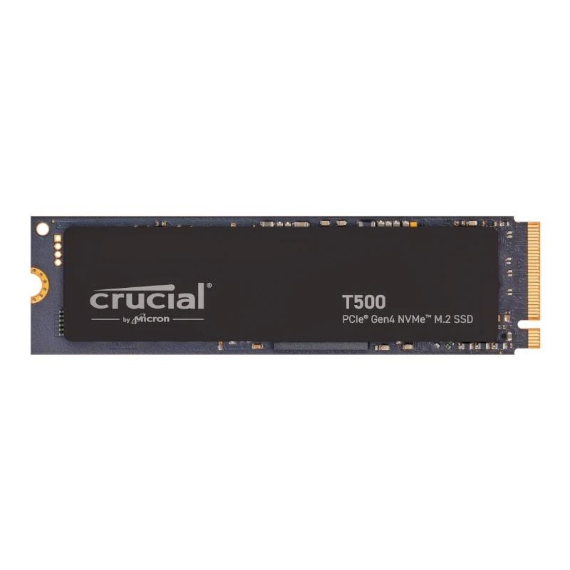 Disco duro interno solido ssd crucial t500  2tb pcie nvme 4.0 x4
