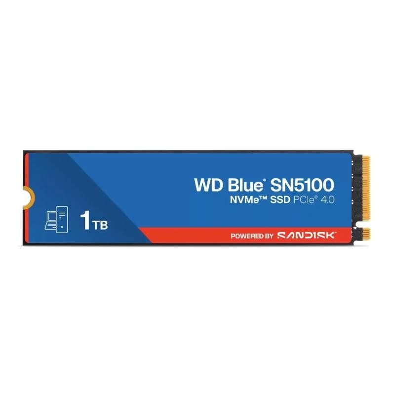 Disco duro interno ssd wd western digital blue sn5100 1tb m.2 2280 pci express 4.0