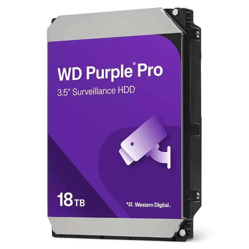 Disco duro wd purple pro 3.5" 18tb 512mb sata 3 - wd181purp