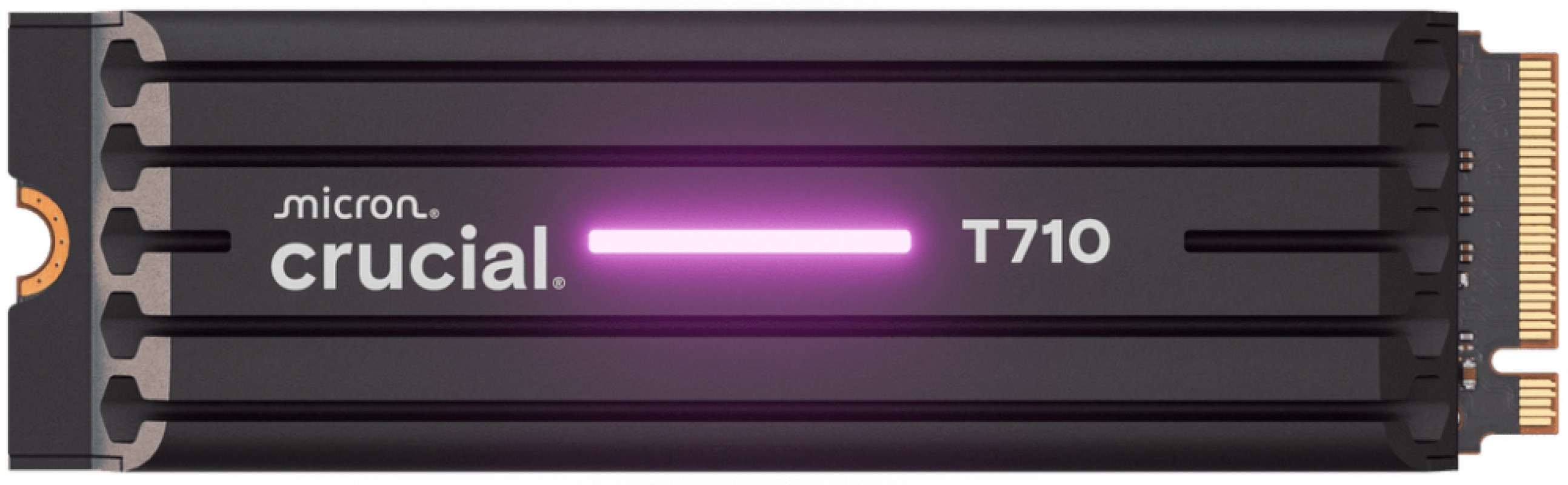 Disco ssd dysk t710 2tb m.2 nvme 2280 pcie 5.0 14500/13800 radiator ct2000t710ssd5