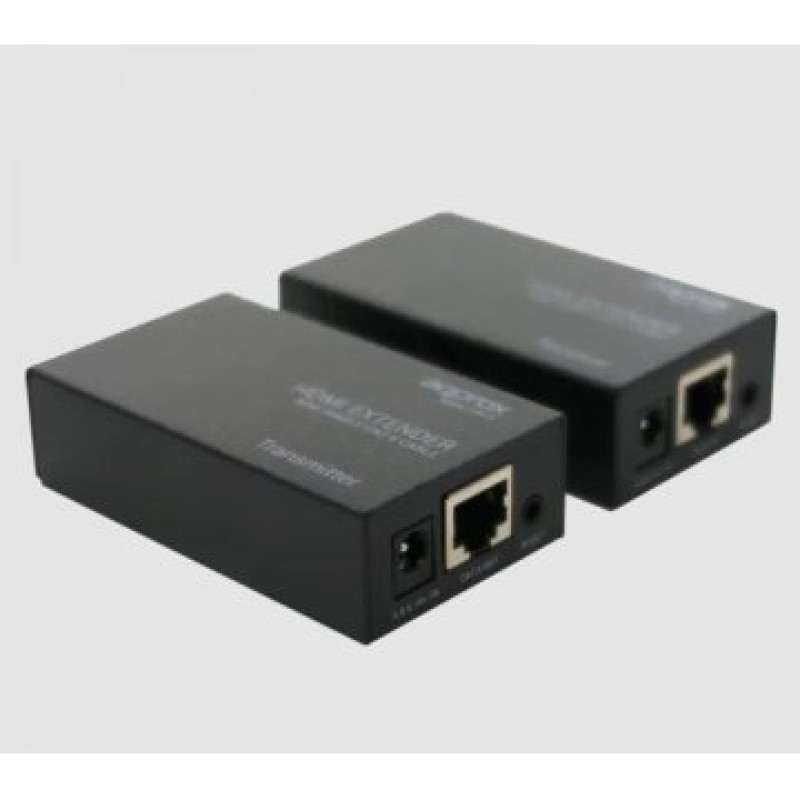 EXTENSOR HDMI CON CABLE RJ45 CAT 6 (30m) APPROX SOPORTA RESOLUCIONES 1080P, 3D Y SONIDO DTS Y DOLBY