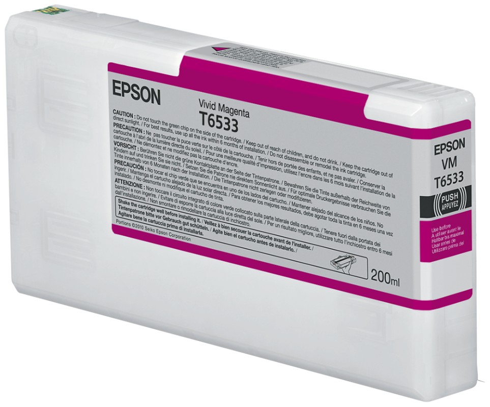 Epson Cartucho T6533 magenta vivo