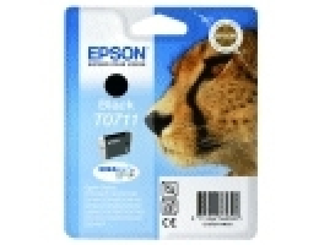 Epson Cheetah DURABrite Ink Cartridge Black T0711 ( ) cartucho de tinta Original Negro