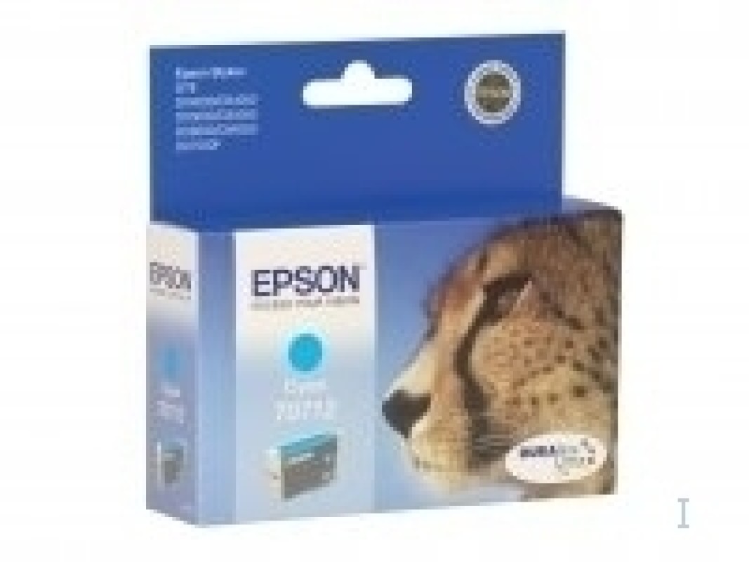 Epson Cheetah T0712 cyan ink cartridge cartucho de tinta Original Cian