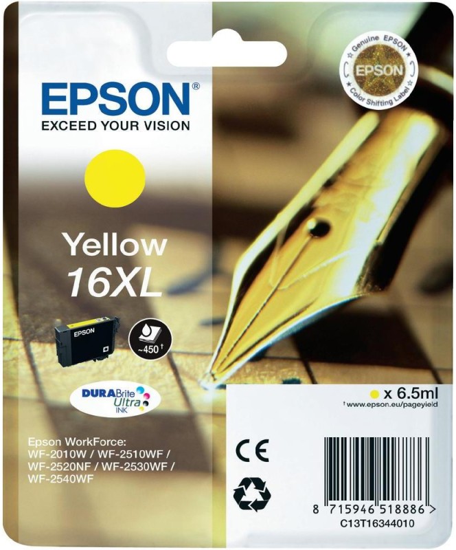 Epson Pen and crossword Cartucho 16XL amarillo