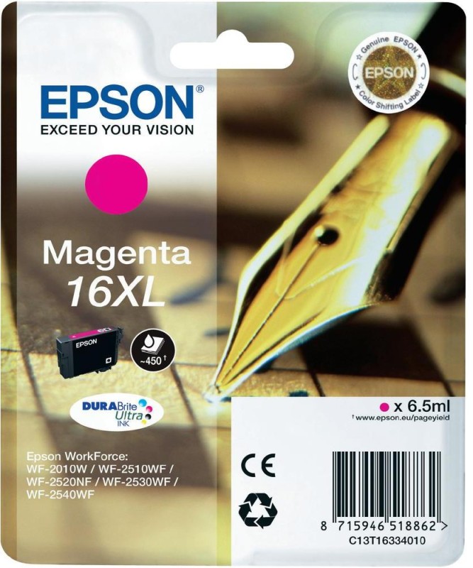 Epson Pen and crossword Cartucho 16XL magenta