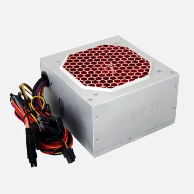 FUENTE DE ALIMENTACION APPROX 500W PFC PASIVO ATX 12V 2.31 12CM NICKEL APP500LITENV2 DESTINADA PARA
