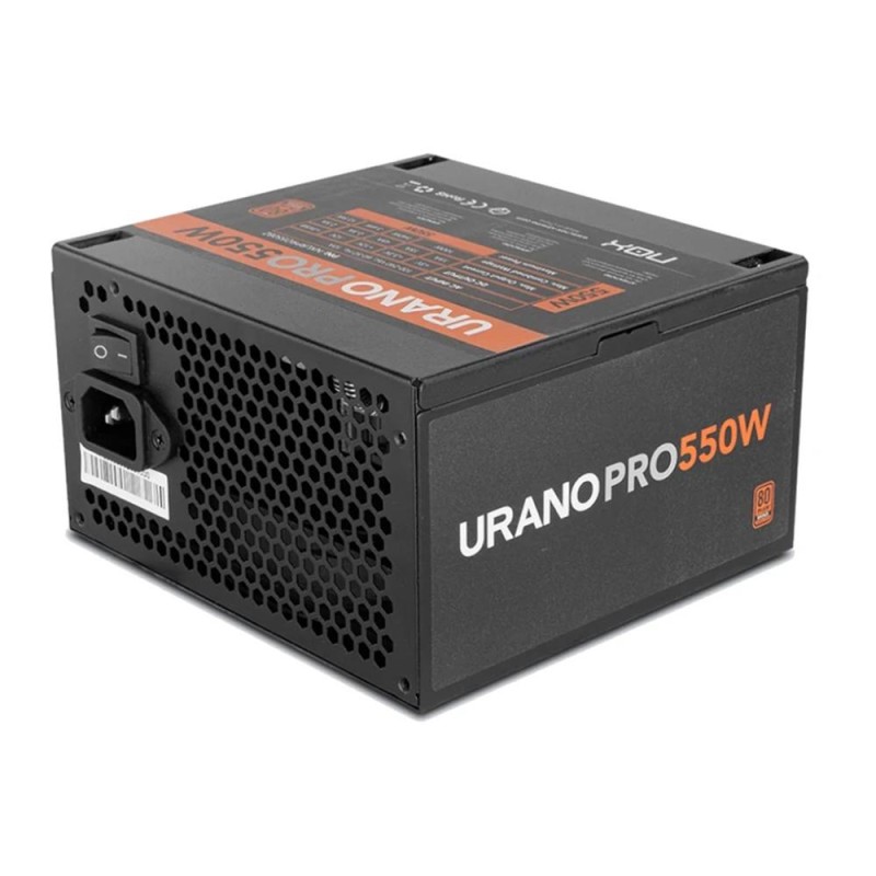 Fuente de Alimentación NOX Extreme Urano Pro - 550W - Ventilador 120mm - ATX - 80 Plus Bronze