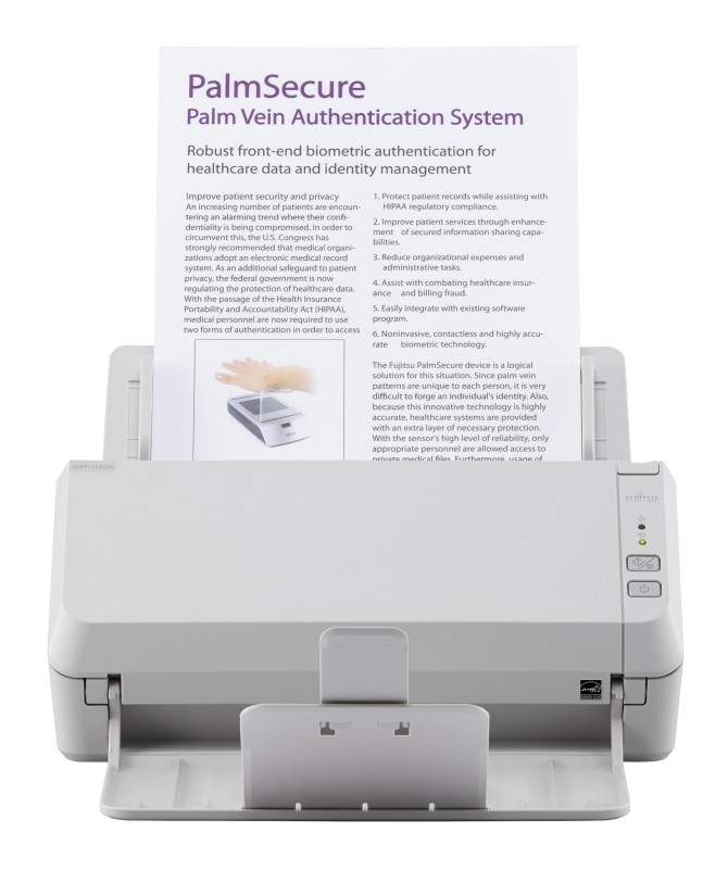 Fujitsu SP-1120N Escáner con alimentador automático de documentos (ADF) 600 x 600 DPI A4 Gris