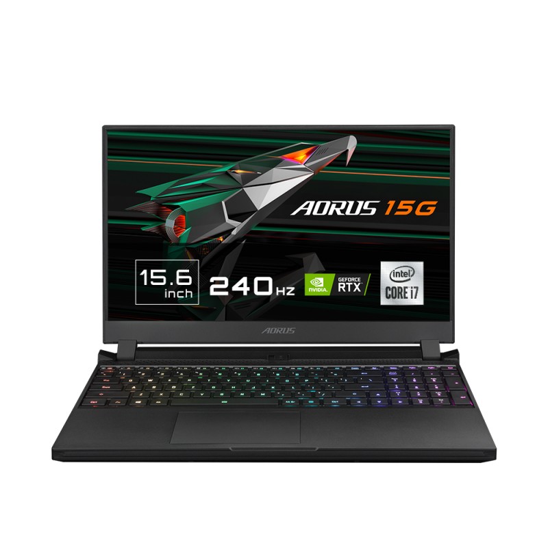 GIGABYTE 15G YC-8ES2450SH Intel® Core™ i7 i7-10870H Portátil 39,6 cm (15.6") Full HD 32GB DDR4-SDRAM 1TB SSD NVIDIA GeForce RTX 3080 Wi-Fi 6 (80