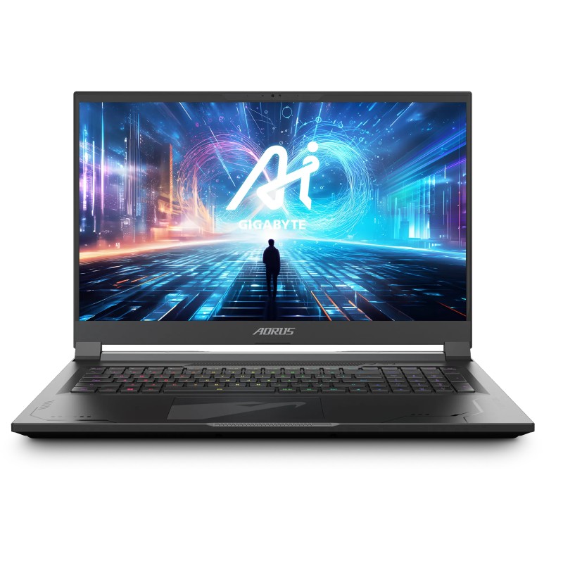 GIGABYTE AORUS 17X AXG-64ES665SH Intel® Core™ i9 i9-14900HX Portátil 43,9 cm (17.3") Quad HD 32GB DDR5-SDRAM 2TB SSD NVIDIA GeForce RTX 4080 Wi-