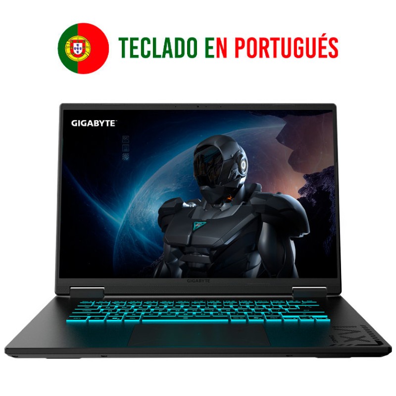 GIGABYTE GAMING A16 CTHI3PT894SD ordenador portatil Intel® Core™ i7 40,6 cm (16") DDR5-SDRAM NVIDIA GeForce RTX 5050 Wi-Fi 6E (802.11ax) FreeDOS Ne