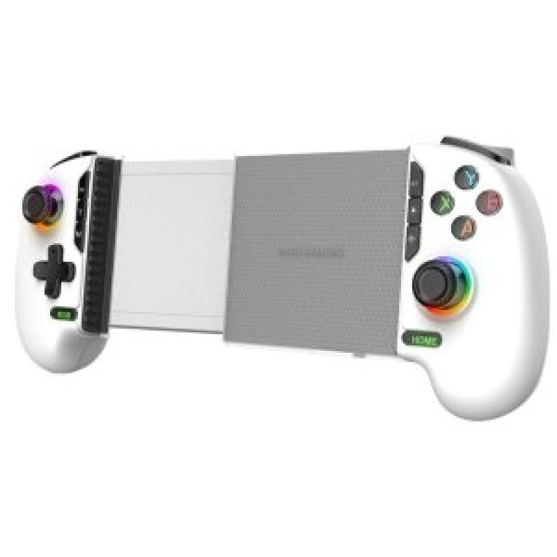 Gamepad bluetooth mars gaming mgpxpro bt+usb multiplataforma hall effect blanco