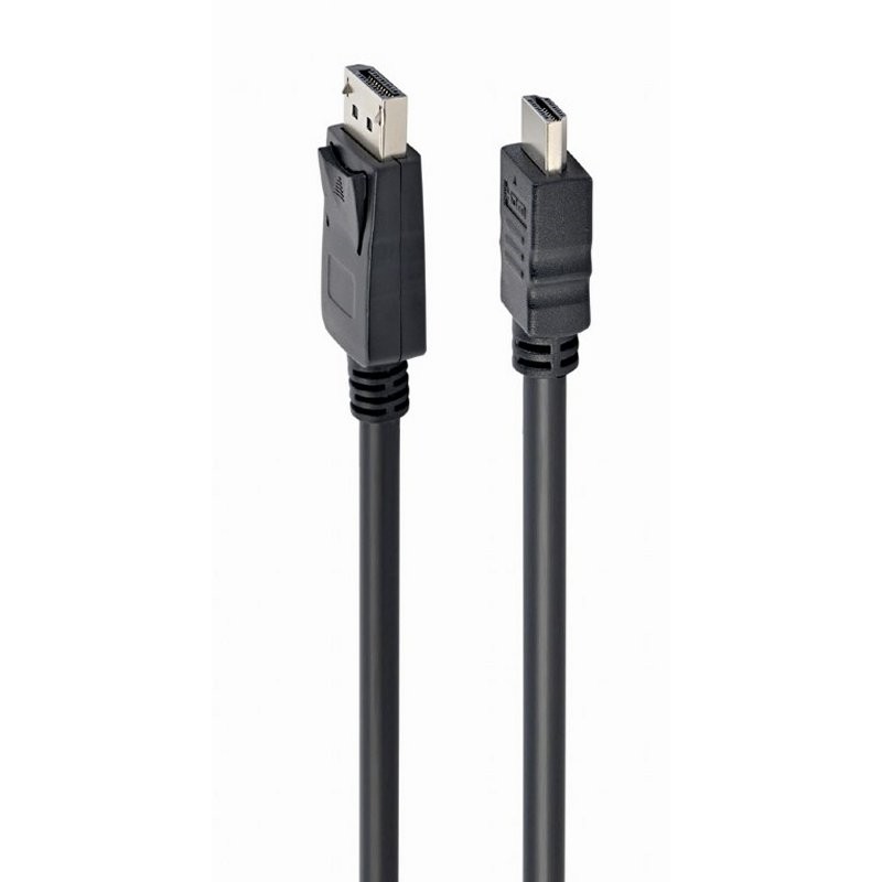Gembird DisplayPort - HDMI, 1.8m 1,8 m HDMI tipo A (Estándar) Negro