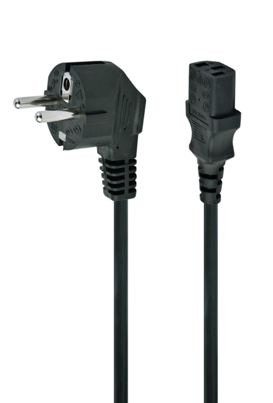 Gembird PC-186-VDE-5M cable de transmisión Negro