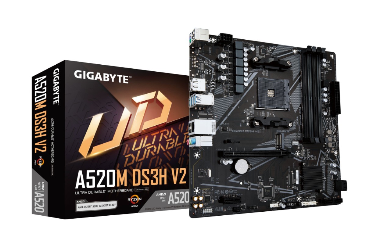 Gigabyte A520M DS3H V2 (rev. 1.0) Zócalo AM4 micro ATX