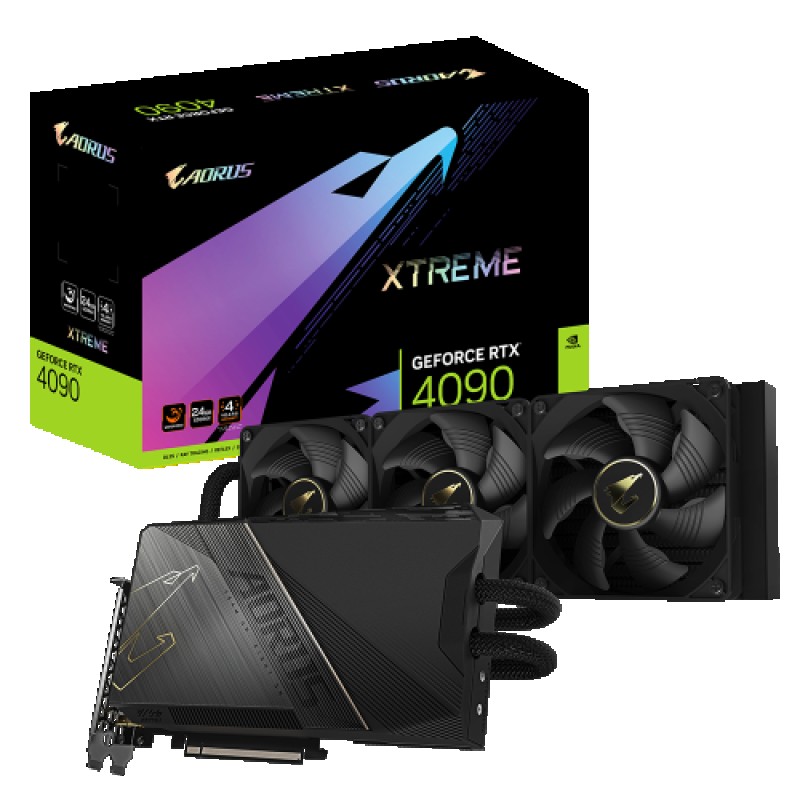 Gigabyte AORUS GeForce RTX 4090 XTREME WATERFORCE 24G NVIDIA 24GB GDDR6X