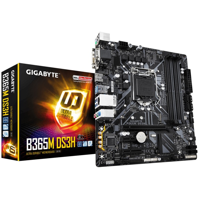 Gigabyte B365M DS3H (rev. 1.0) Intel B365 LGA 1151 (Zócalo H4) micro ATX