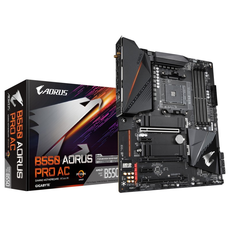 Gigabyte B550 AORUS Pro AC Zócalo AM4 ATX