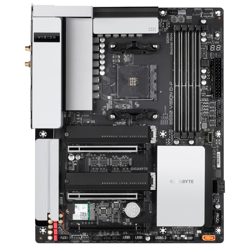 Gigabyte B550 VISION D-P (rev. 1.0) AMD B550 Zócalo AM4 ATX