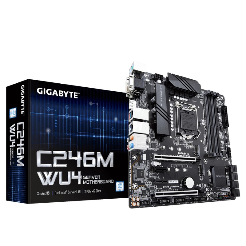 Gigabyte C246M-WU4 Intel C246 Express LGA 1151 (Zócalo H4) micro ATX
