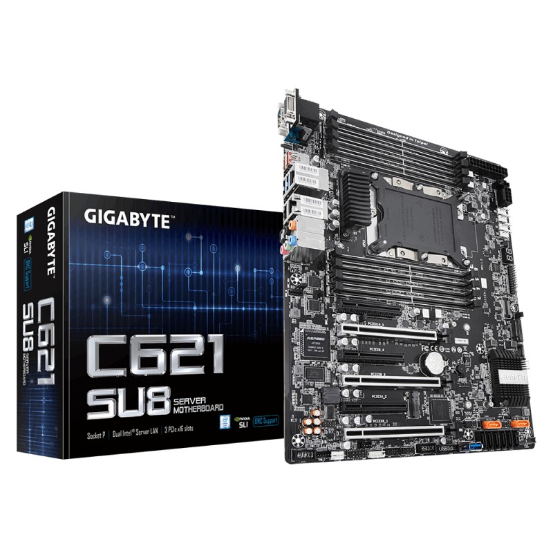 Gigabyte C621-SU8 Intel® C621 LGA 3647 (Socket P) ATX