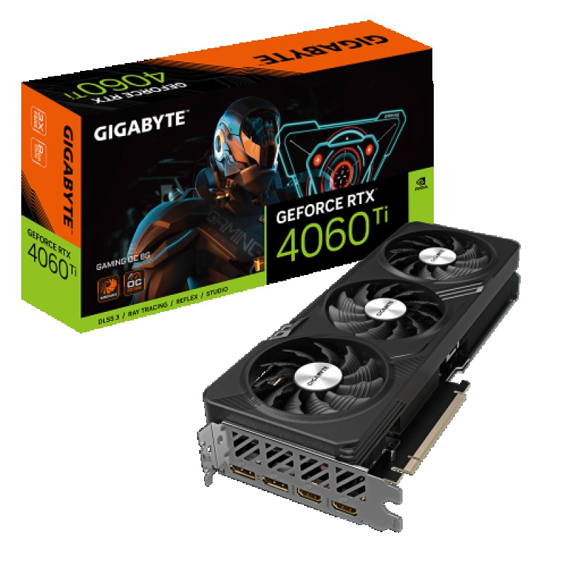 Gigabyte GeForce RTX­­ 4060 Ti GAMING OC 8G NVIDIA GeForce RTX 4060 Ti 8GB GDDR6