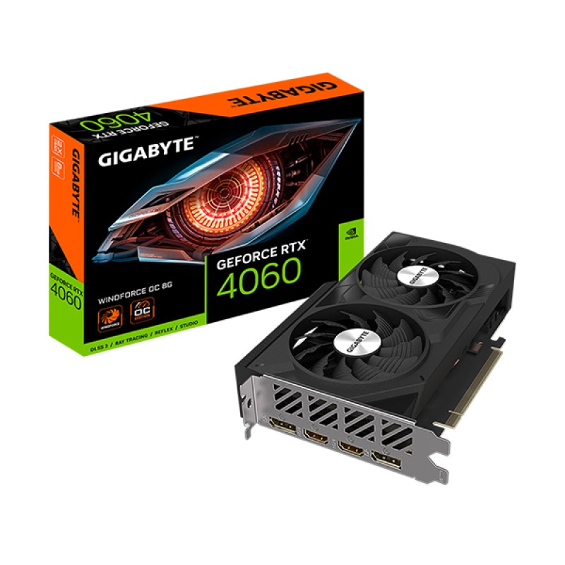 Gigabyte GeForce RTX 4060 WINDFORCE OC 8G NVIDIA 8GB GDDR6