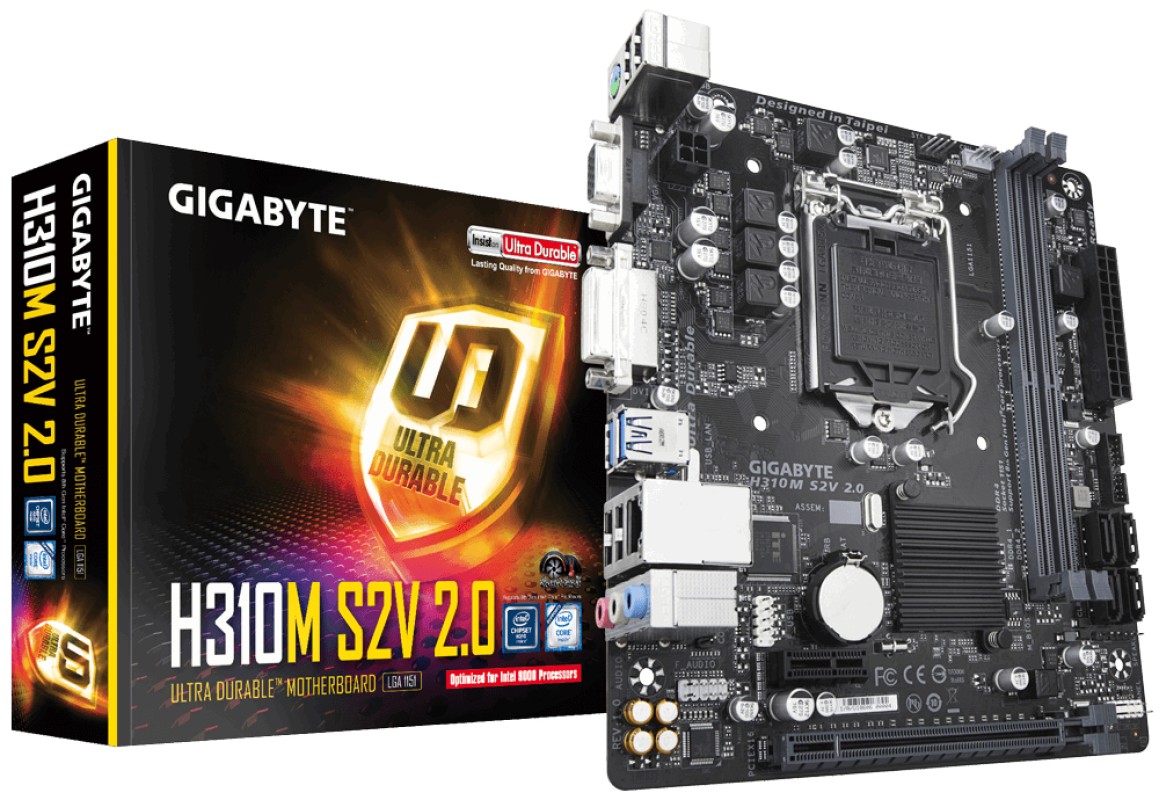 Gigabyte H310M S2V 2.0 Intel® H310 LGA 1151 (Zócalo H4) micro ATX