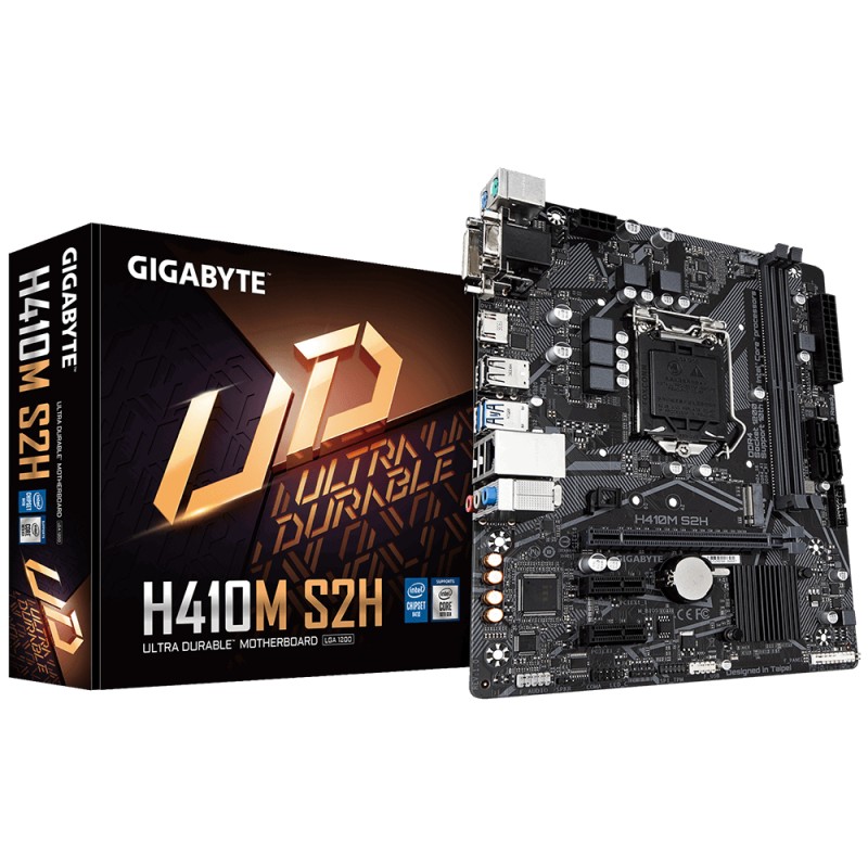 Gigabyte H410M S2H Intel H410 LGA 1200 micro ATX