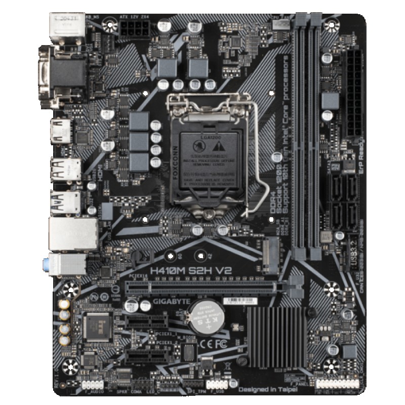 Gigabyte H410M S2H V2 placa base Intel H410 LGA 1200 micro ATX