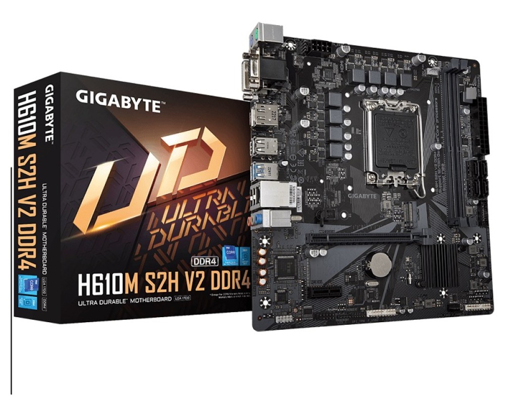 Gigabyte H610M S2H V2 DDR4 (rev. 1.0) Intel H610 Express LGA 1700 micro ATX