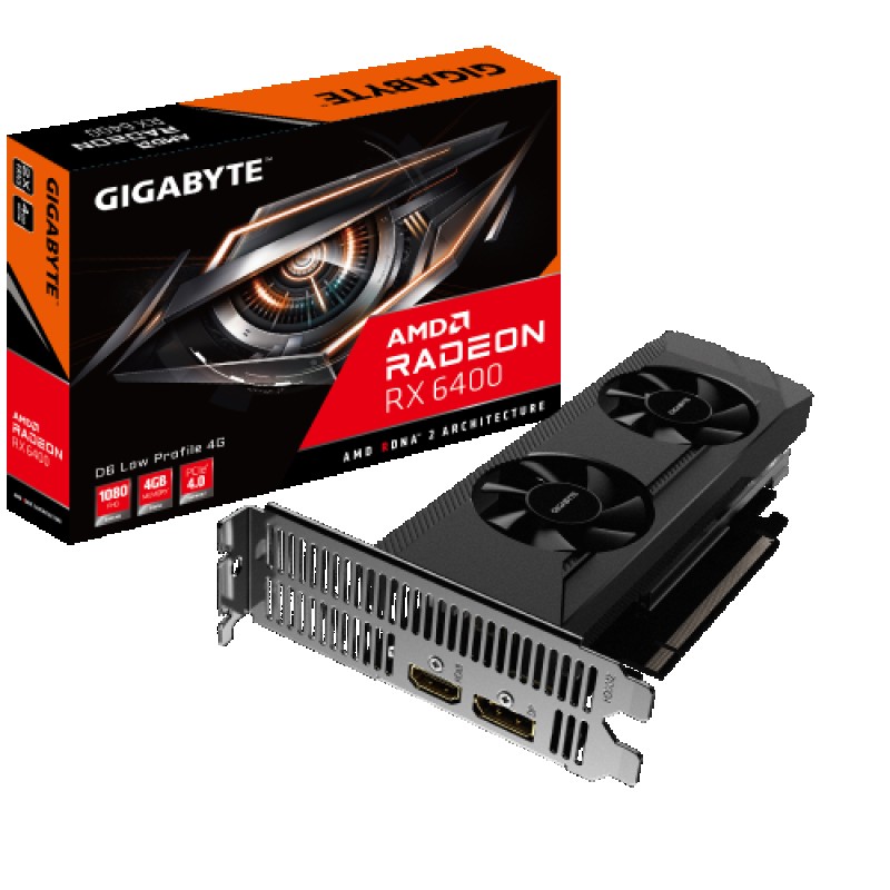 Gigabyte Radeon RX 6400 D6 LOW AMD 4GB GDDR6
