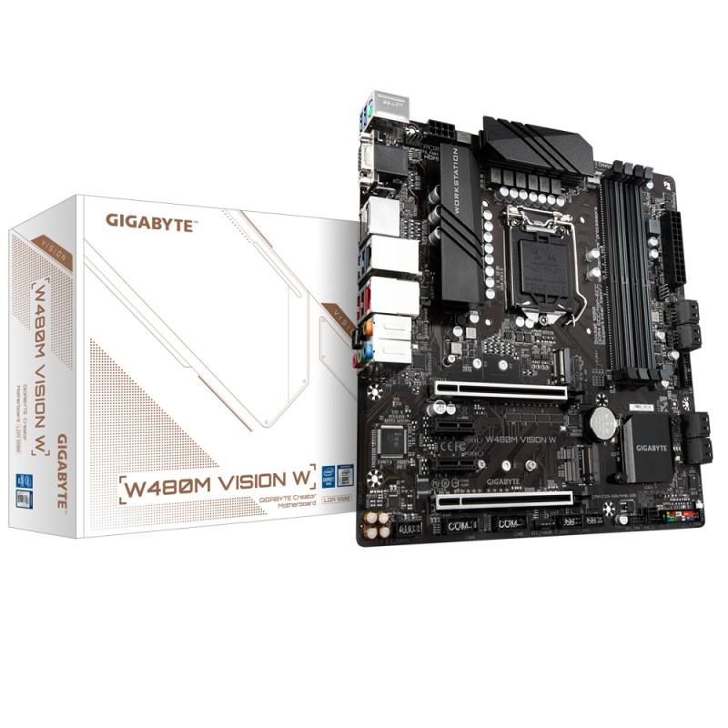 Gigabyte W480M VISION W placa base Intel W480 Express LGA 1200 micro ATX