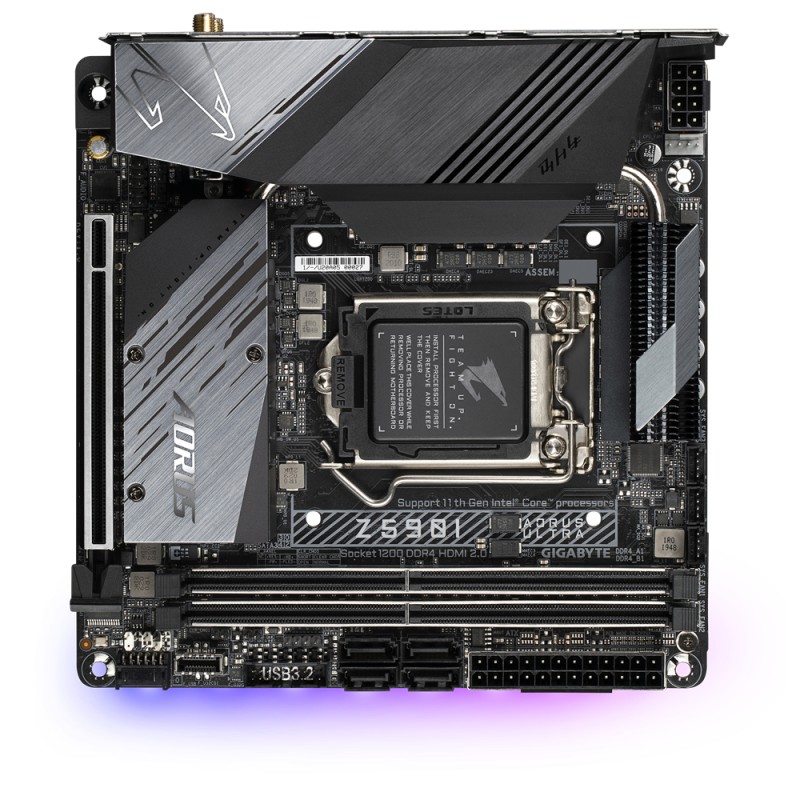 Gigabyte Z590I AORUS ULTRA Intel Z590 Express LGA 1200 mini ITX