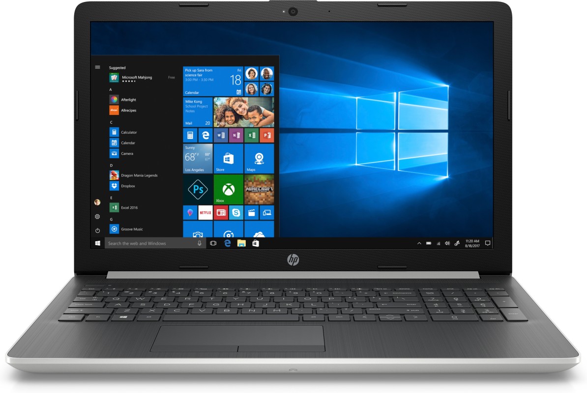 HP 15-db1025ns Portátil 39,6 cm (15.6") HD AMD Ryzen™ 7 8GB DDR4-SDRAM 256GB SSD Wi-Fi 5 (802.11ac) Windows 10 Home Plata