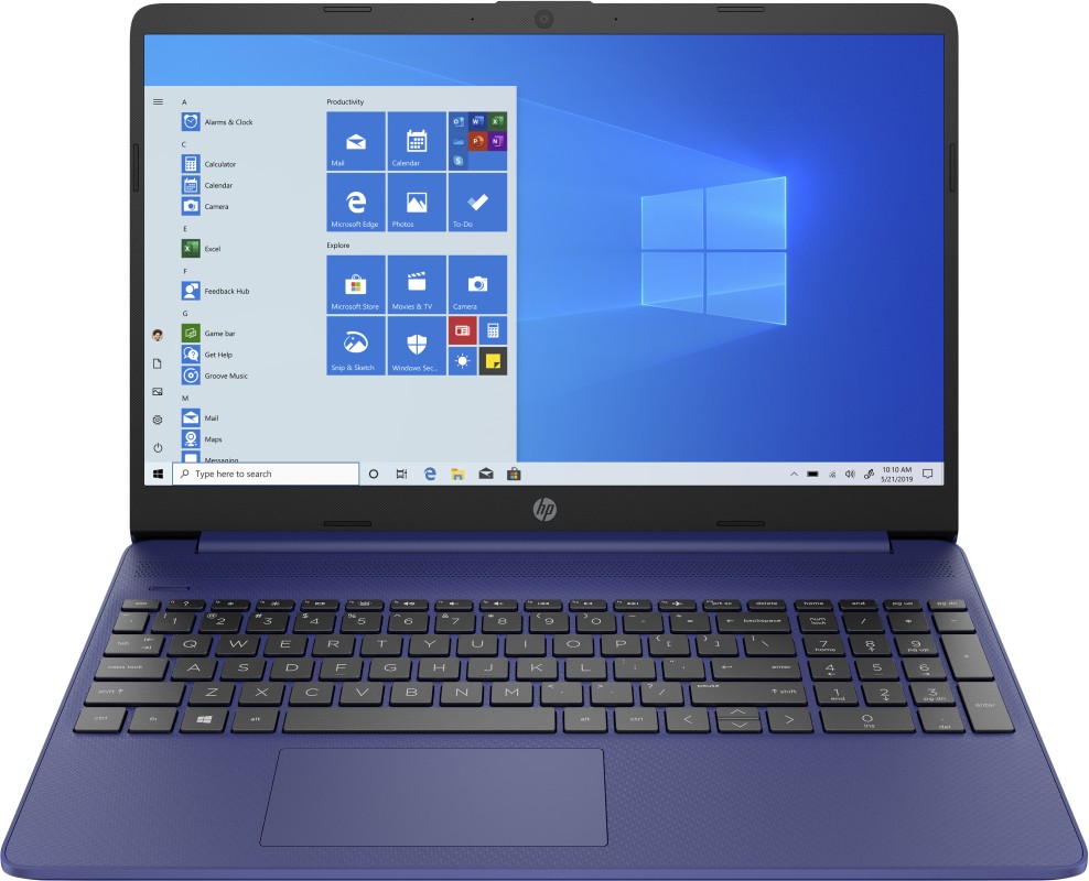 HP 15s-eq1005ns Portátil 39,6 cm (15.6") HD AMD Athlon Silver 8GB DDR4-SDRAM 512GB SSD Wi-Fi 4 (802.11n) Windows 10 Home Azul