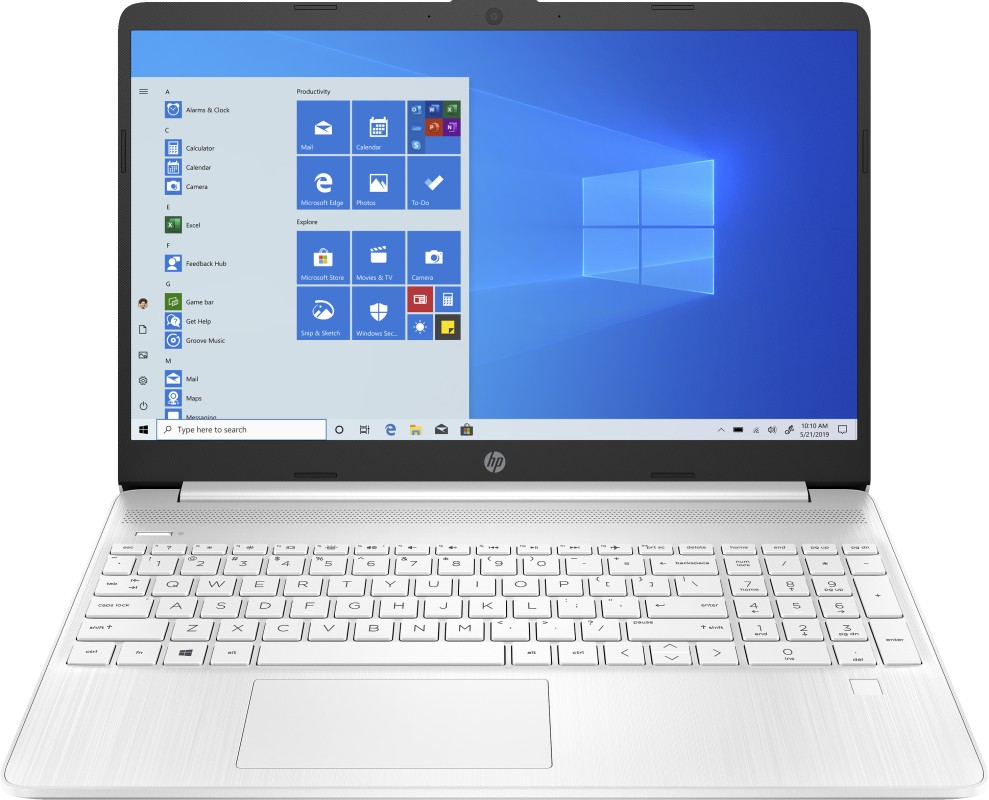 HP 15s-eq1035ns Portátil 39,6 cm (15.6") HD AMD Athlon 4GB DDR4-SDRAM 256GB SSD Wi-Fi 4 (802.11n) Windows 10 Home Plata