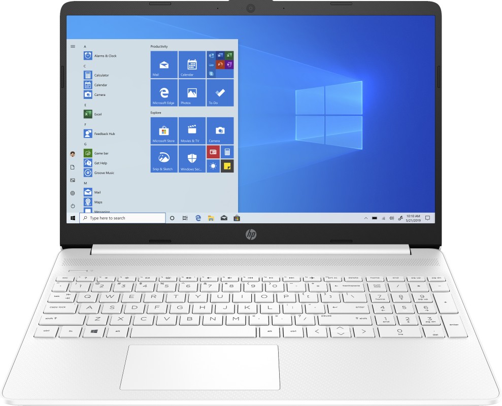 HP 15s-eq2051ns AMD Ryzen™ 3 5300U Portátil 39,6 cm (15.6") Full HD 8GB DDR4-SDRAM 256GB SSD Wi-Fi 5 (802.11ac) Windows 11 Home in S mode Blanco