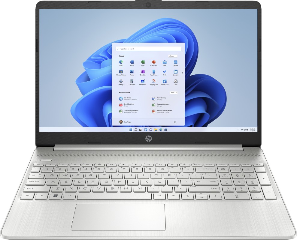 HP 15s-fq5023ns Intel® Core™ i5 i5-1235U Portátil 39,6 cm (15.6") Full HD 16GB DDR4-SDRAM 512GB SSD Wi-Fi 5 (802.11ac) Windows 11 Home Plata