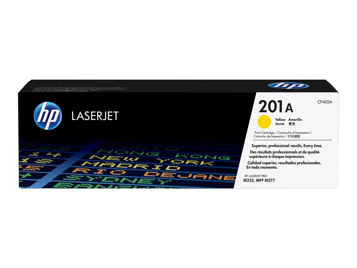 HP 201A - amarillo - original - LaserJet - cartucho de tóner (CF402A)