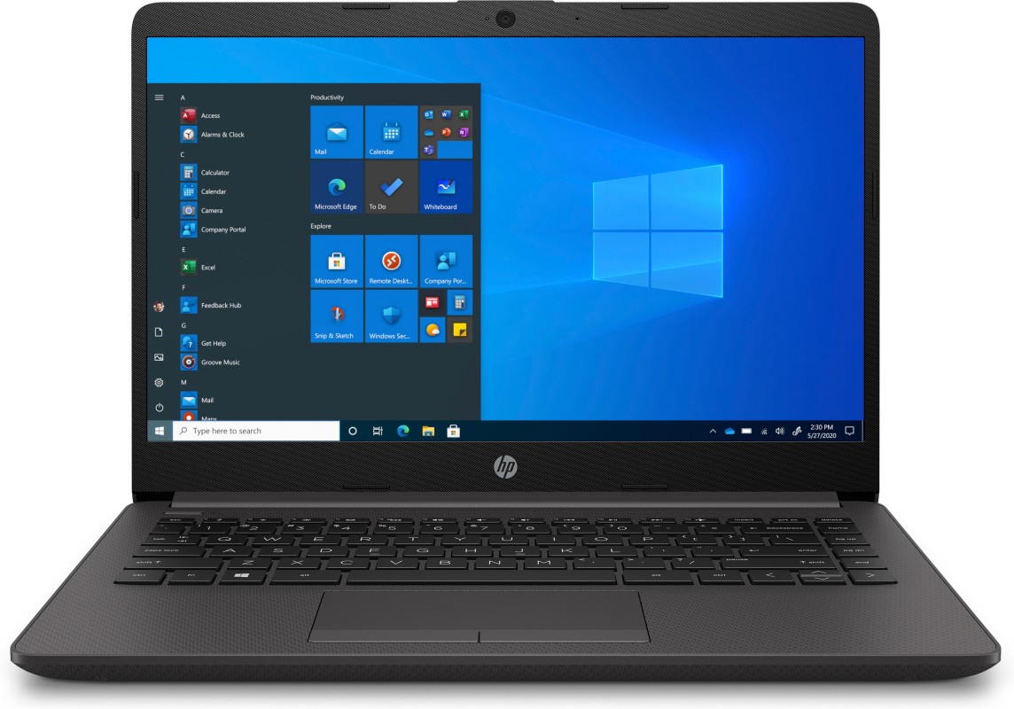 HP 240 G8 Portátil 35,6 cm (14") HD Intel® Celeron® 4GB DDR4-SDRAM 128GB SSD Wi-Fi 5 (802.11ac) Windows 10 Home Negro