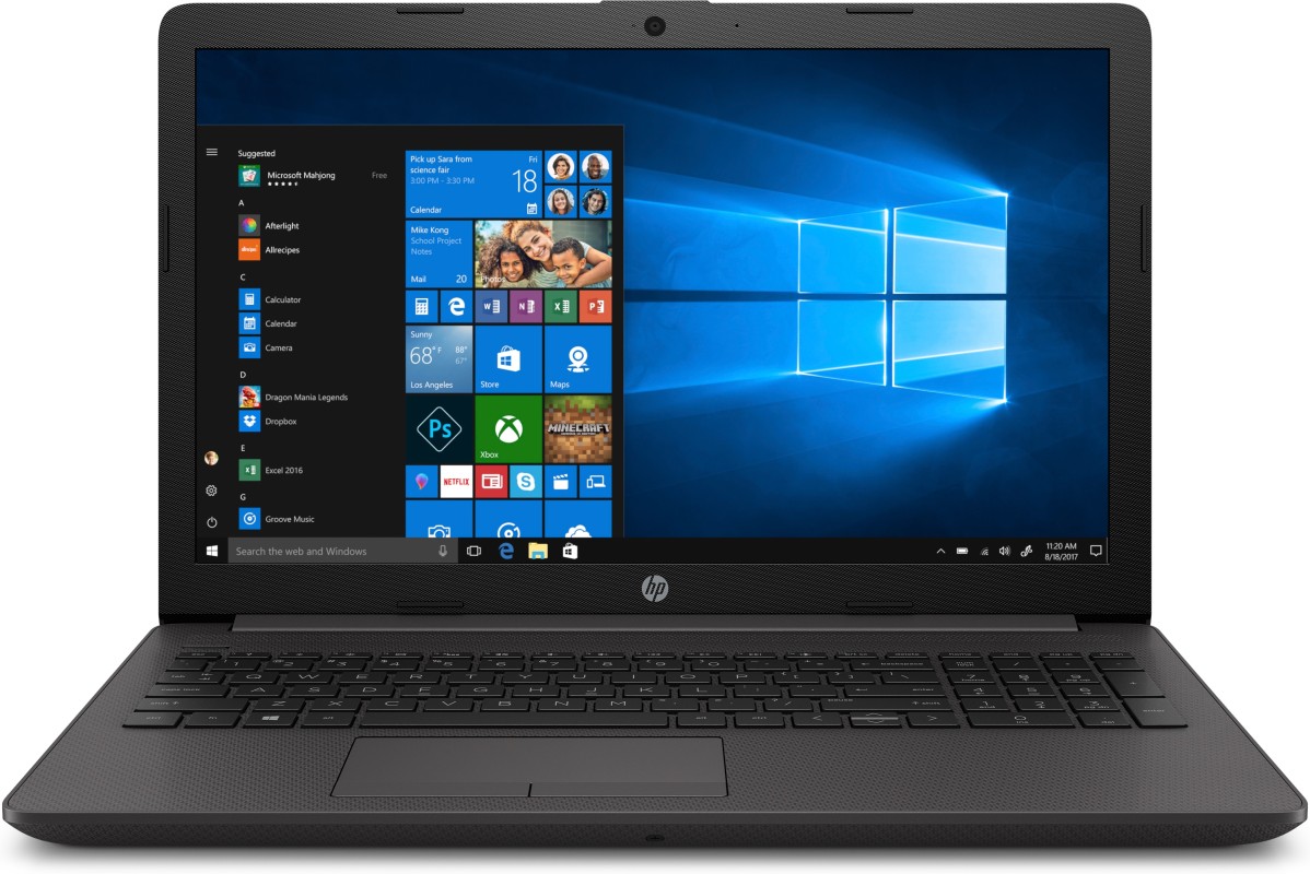 HP 255 G7 Portátil 39,6 cm (15.6") Full HD AMD Ryzen 3 8GB DDR4-SDRAM 256GB SSD Wi-Fi 5 (802.11ac) Windows 10 Pro Negro