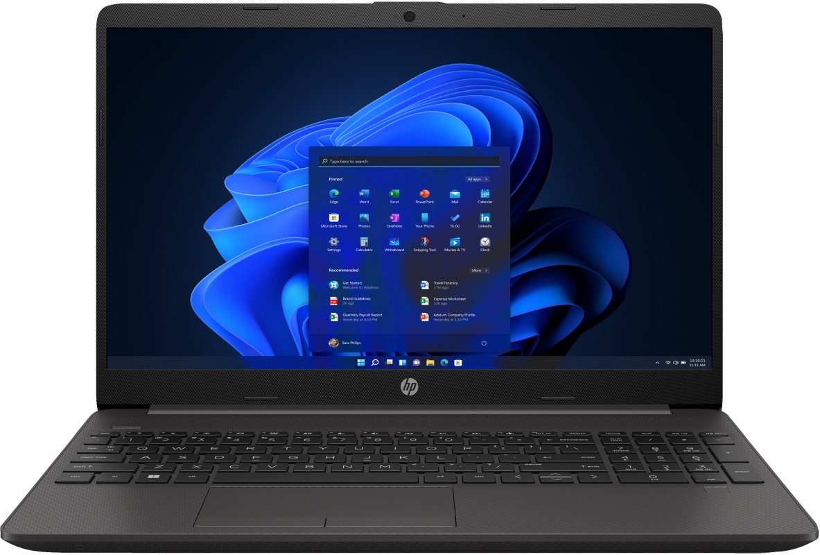 HP 255 G9 AMD Ryzen™ 3 5425U Portátil 39,6 cm (15.6") Full HD 8GB DDR4-SDRAM 512GB SSD Wi-Fi 5 (802.11ac) Windows 11 Home Plata