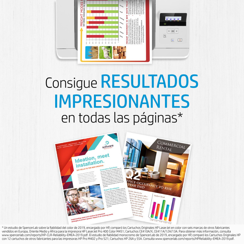 HP 26X - Alto rendimiento - negro - original - LaserJet - cartucho de tóner (CF226X)